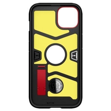 iPhone 13 Kılıf, Spigen Tough Armor Military Grade Red