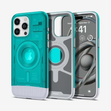 iPhone 15 Pro Kılıf, Spigen Classic C1 iMac G3 Desing Magfit (MagSafe Uyumlu)