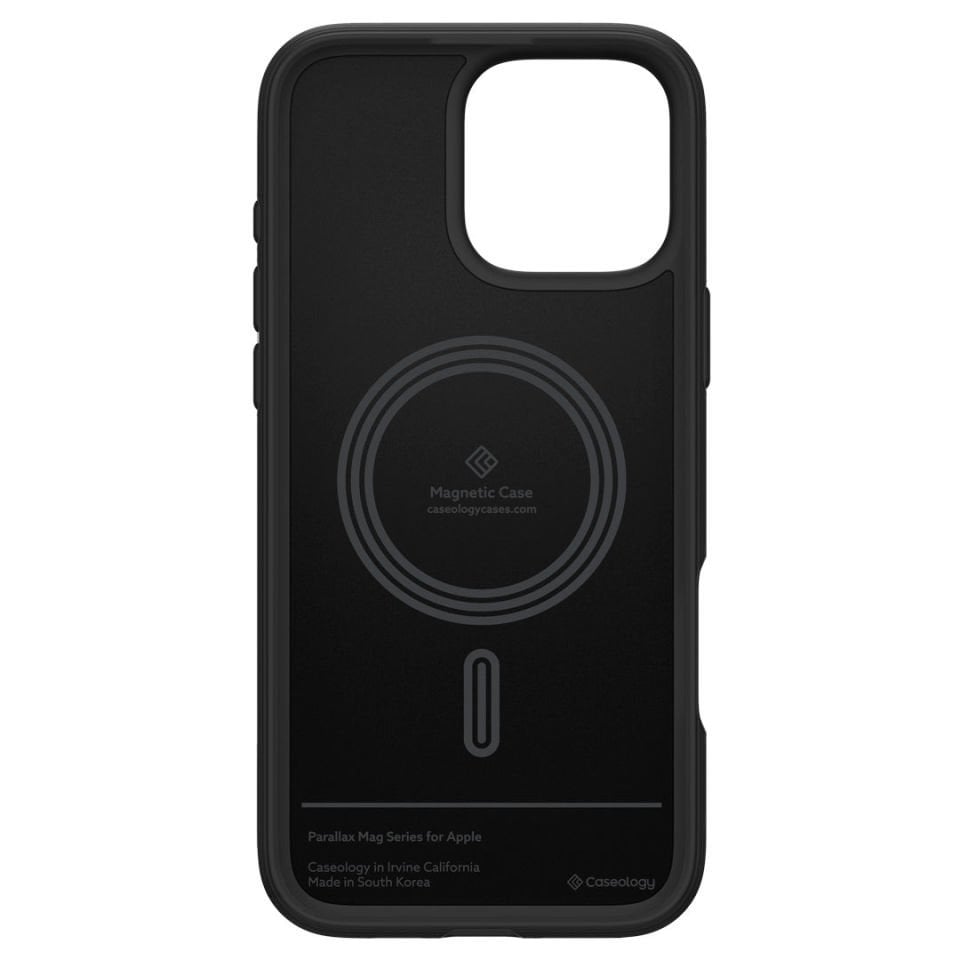 Caseology iPhone 16 Pro Max Kılıf Parallax Mag MagSafe Özellikli Matte Black
