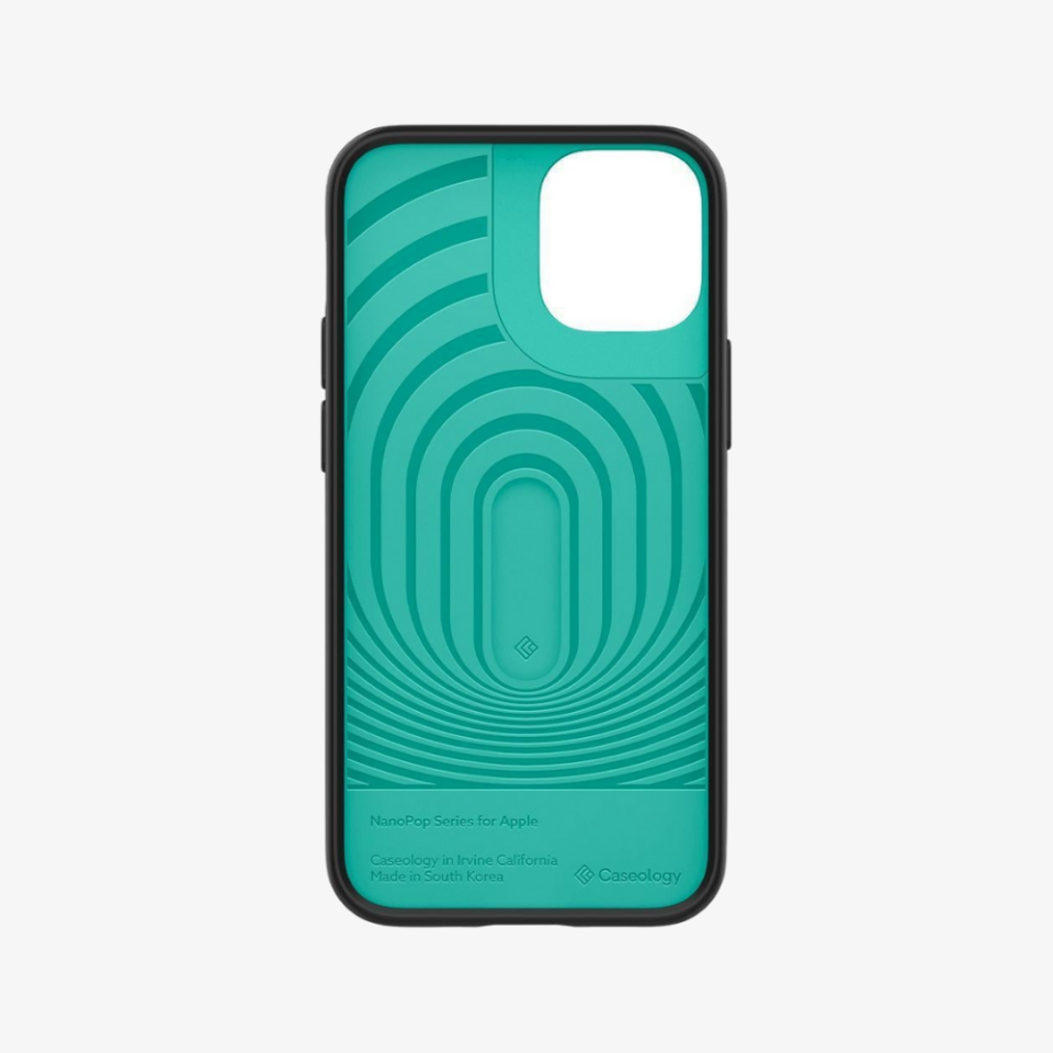 iPhone 12 / iPhone 12 Pro Kılıf, Caseology Nano Pop (Silikon) Black