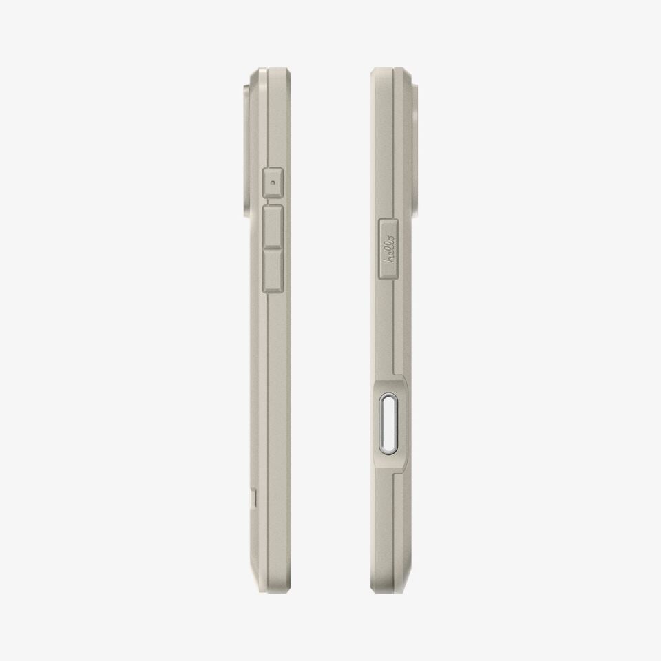 Spigen Apple iPhone 17 Pro Max ile Uyumlu MagSafe Kılıf Classic LS Kamera Butonu Korumalı Hava Kanalı Teknolojisi™ Askeri Sınıf Koruma MagFit Tasarım Kapak Stone