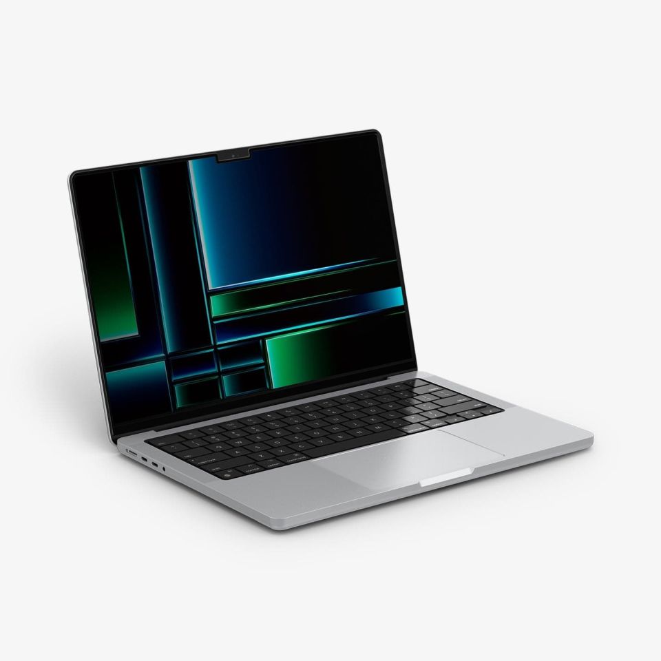 Spigen MacBook Pro 14'' M5 (2026)/M5 (2025)/M4 (2024)/M3 (2023)/M2 (2023)/M1 (2021) Hayalet Ekran Koruyucu Safe View Privacy - AFL06158