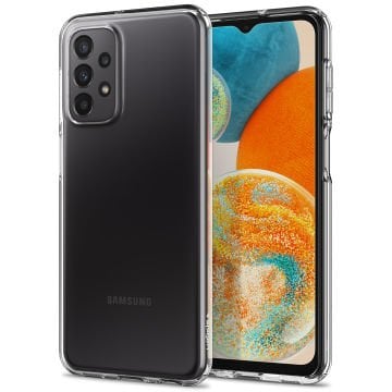 Galaxy A23 5G Kılıf, Spigen Liquid Crystal 4 Tarafı Tam Koruma Crystal Clear