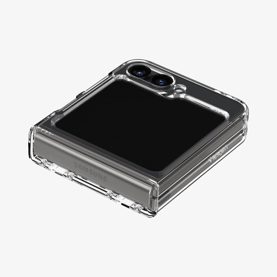 Spigen Galaxy Z Flip 7 FE / Z Flip 6 ile Uyumlu ince Kılıf Ultra Hybrid Pro Sararmaya Dayanıklı DuraClear™ Hava Kanalı Teknolojisi™ Askeri Sınıf Koruma Mat Şeffaf Kapak