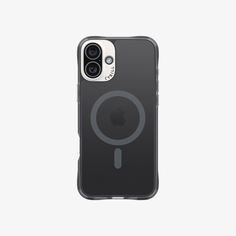 Ciel by Cyrill iPhone 16 Plus Kılıf Ultra Sheer Mag MagSafe Özellikli Space Gray