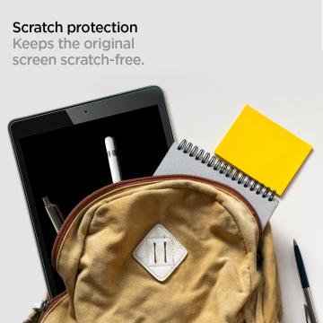 Apple iPad 10.2\'\' WIFI 9.Nesil (2021) / 8.Nesil (2020) / 7.Nesil (2019) Cam Ekran Koruyucu, Spigen GLAS.tR SLIM