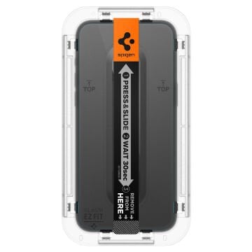 Spigen iPhone 15 Pro Cam Ekran Koruyucu Kolay Kurulum Glas.tR EZ Fit Slim HD (2 Adet)