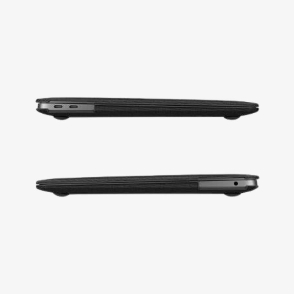 MacBook Air 13'' M1 2020 / Air 13'' 2020 / Air 13'' 2018 ile Uyumlu Kılıf, Spigen Thin Fit Black
