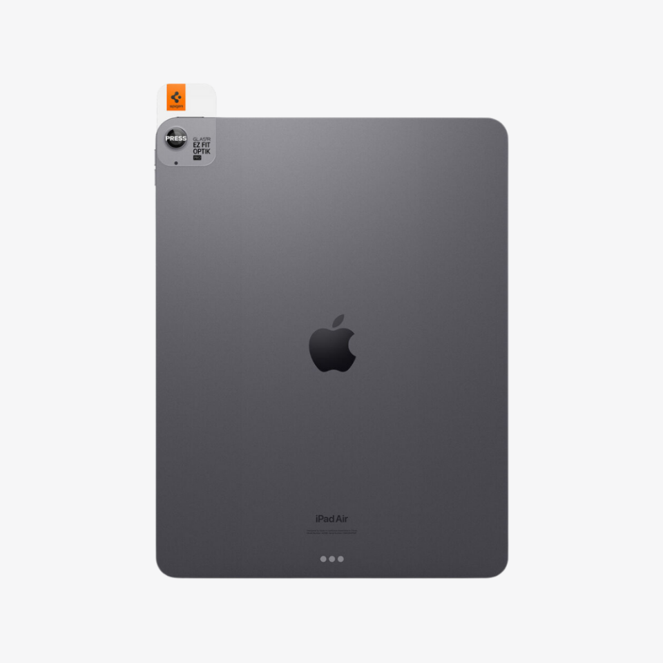 Spigen iPad Air 13'' / Air 11'' M3 (2025) / M2 (2024) Kamera Lens Camı Koruyucu Kolay Kurulum GLAS.tR EZ Fit Optik Pro (2 Adet) Space Gray Space Gray