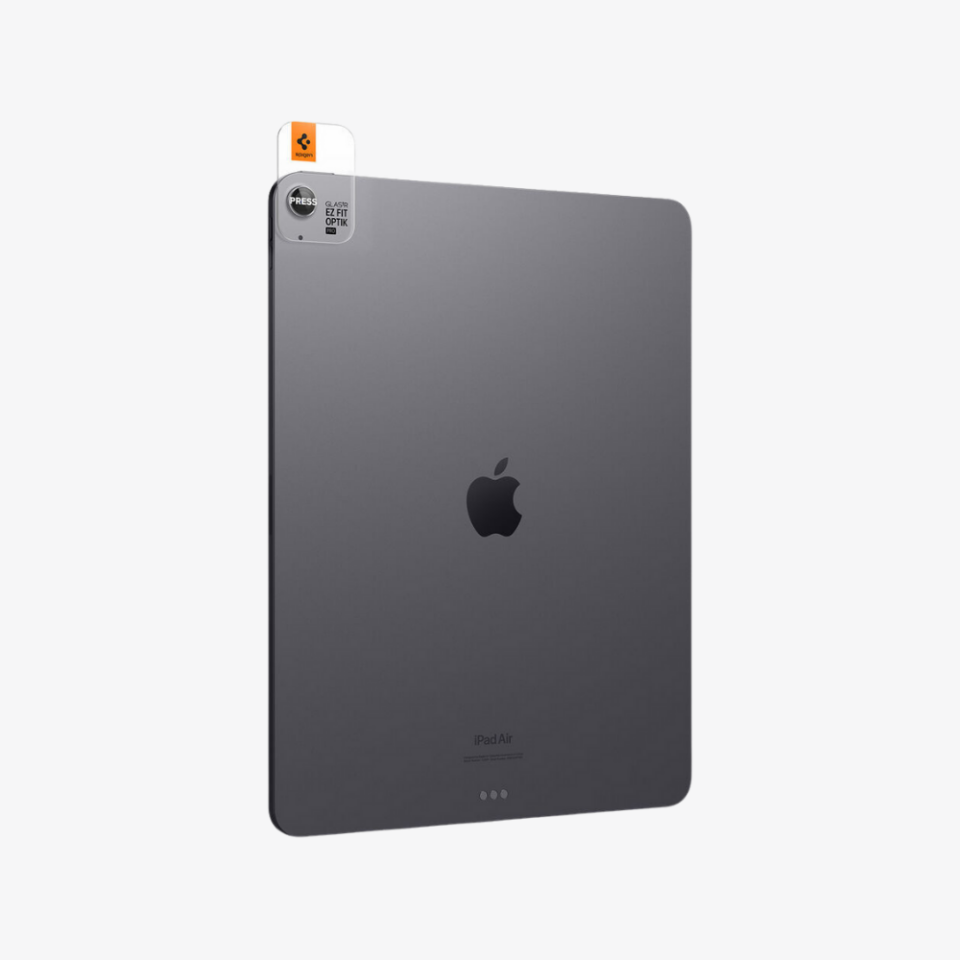 Spigen iPad Air 13'' / Air 11'' M3 (2025) / M2 (2024) Kamera Lens Camı Koruyucu Kolay Kurulum GLAS.tR EZ Fit Optik Pro (2 Adet) Space Gray Space Gray