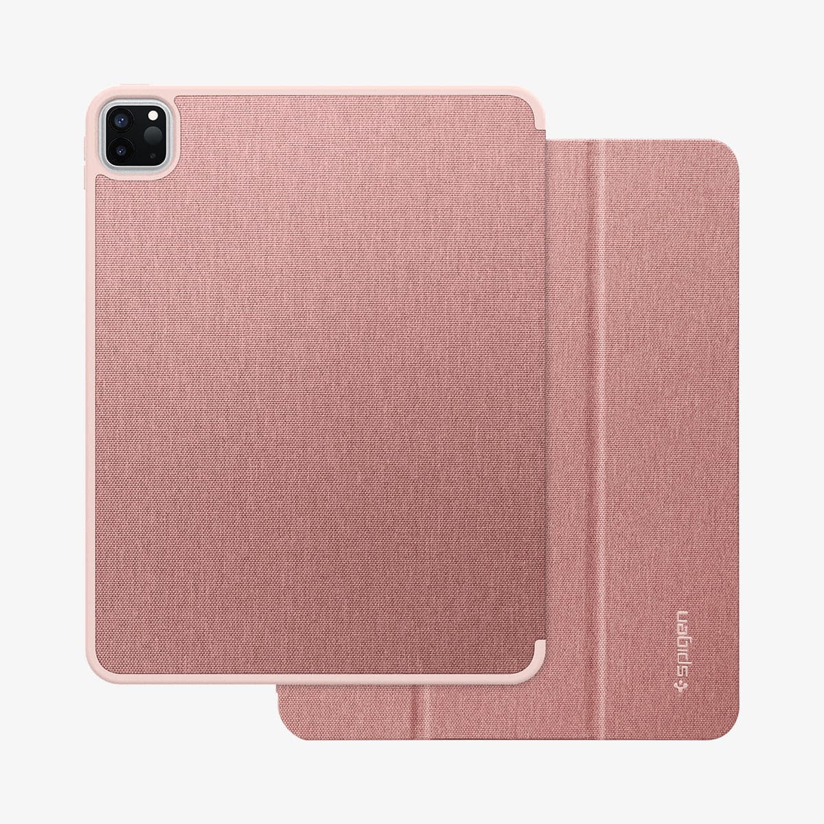 Apple iPad Pro 11'' (2022 / 2021 / 2020 / 2018) Kılıf, Spigen Urban Fit Dokuma Rose Gold