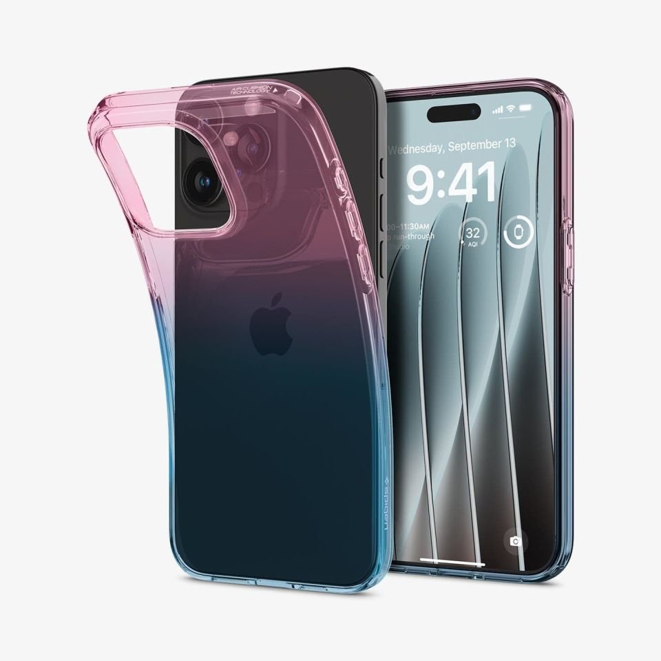 iPhone 15 Pro Kılıf, Spigen Liquid Crystal 4 Tarafı Tam Koruma