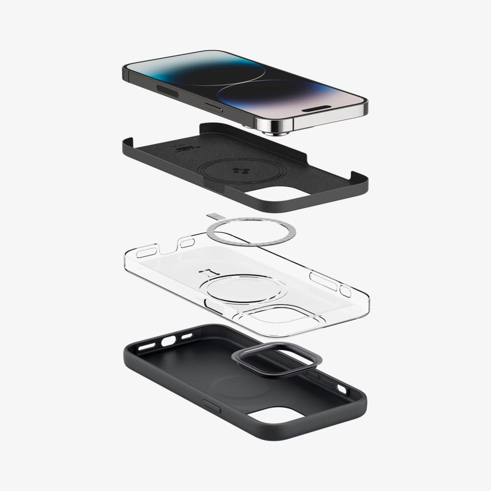 iPhone 14 Pro Max Kılıf, Spigen Silicone Fit MagFit (MagSafe Uyumlu)