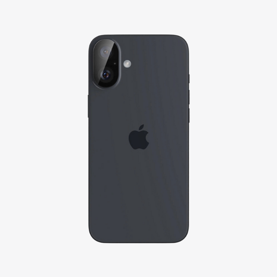 Spigen iPhone 16 Plus / iPhone 16 Kamera Lens Camı Koruyucu  Glas.tR Optik (2 Adet) Black