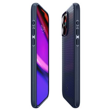 iPhone 15 Pro Kılıf, Spigen Mag Armor MagFit (MagSafe Uyumlu) Navy Blue