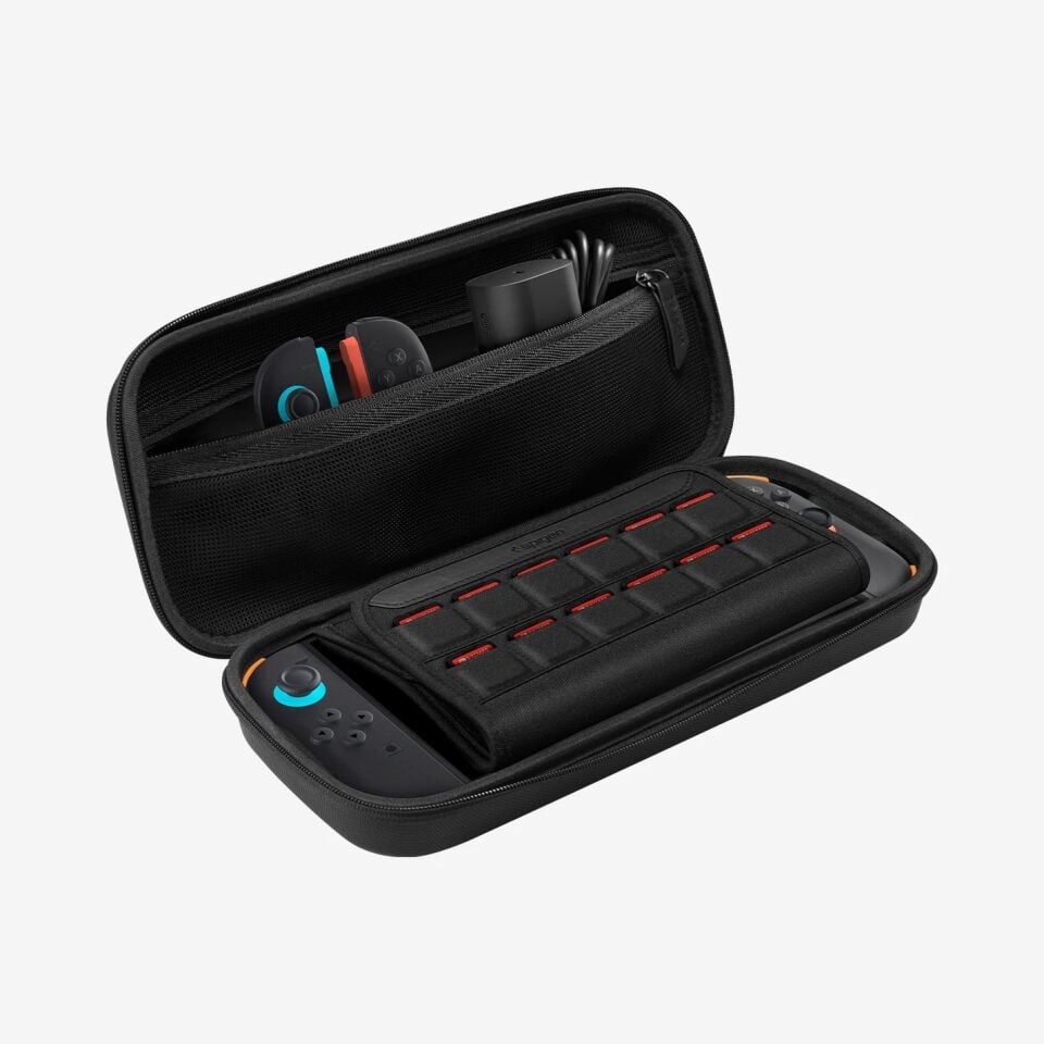 Spigen Nintendo Switch 2 ile Uyumlu Taşıma Çantası Rugged Armor Pro