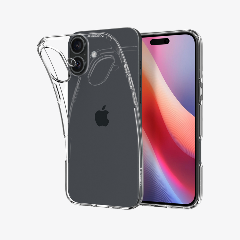 Spigen iPhone 16 Kılıf Liquid Crystal 4 Tarafı Tam Koruma