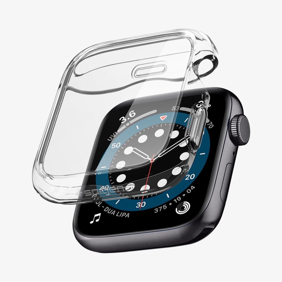 Spigen Apple Watch 44mm (Seri SE2/6/SE/5/4) Kılıf Ultra Hybrid Crystal Clear