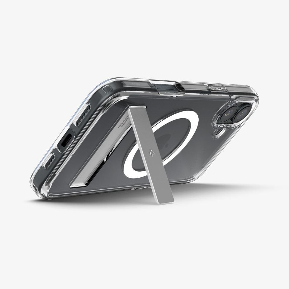 Spigen iPhone 16 Kılıf Slim Armor Essential S MagFit MagSafe Özellikli Crystal Clear