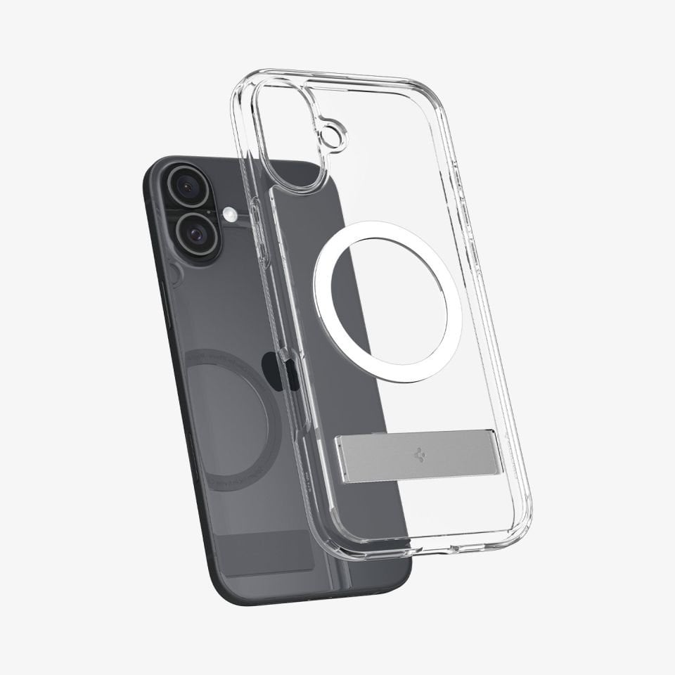 Spigen iPhone 16 Kılıf Slim Armor Essential S MagFit MagSafe Özellikli Crystal Clear