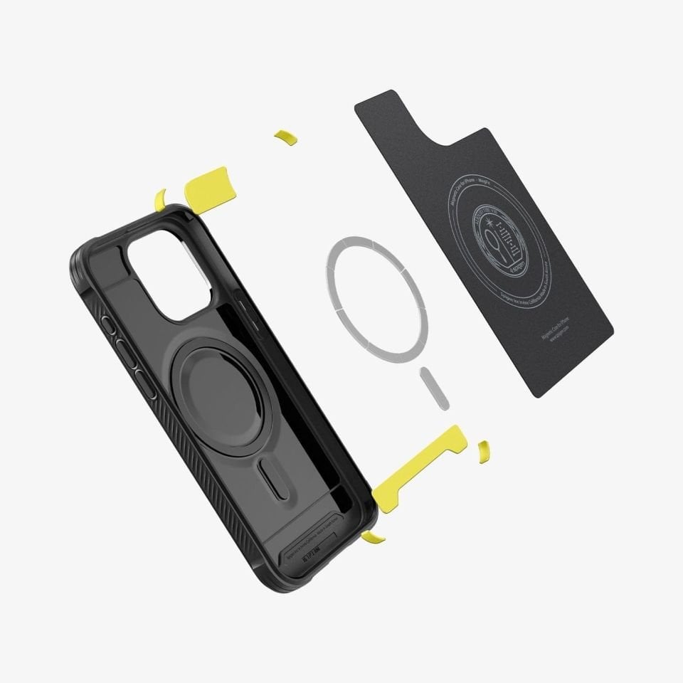 iPhone 15 Pro Kılıf, Spigen Rugged Armor Mag (MagSafe Uyumlu)