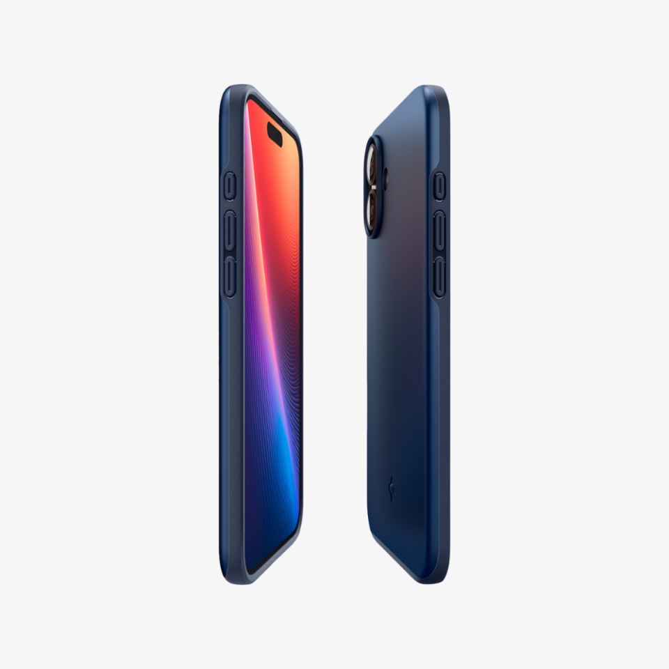 Spigen iPhone 16 Kılıf Thin Fit MagFit MagSafe Özellikli Navy Blue