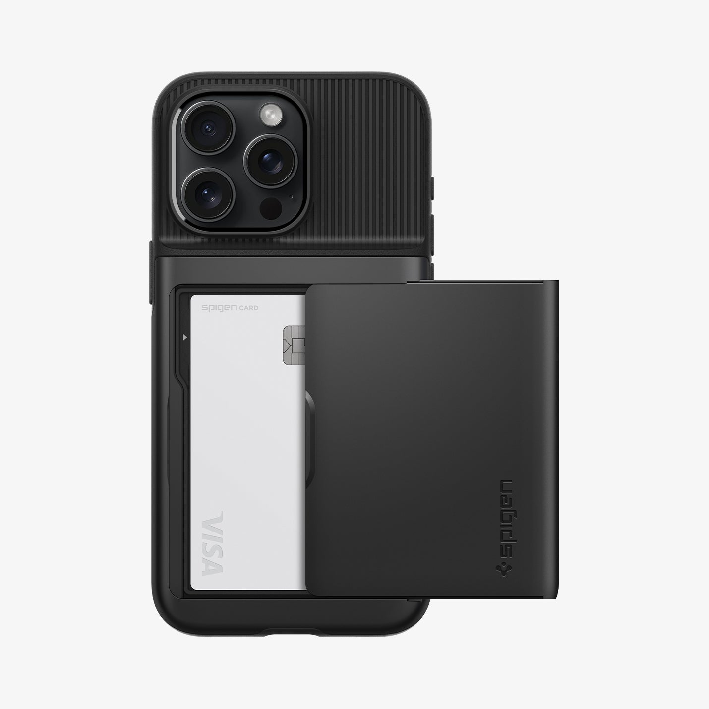 iPhone 15 Pro Kılıf, Spigen Slim Armor CS Black