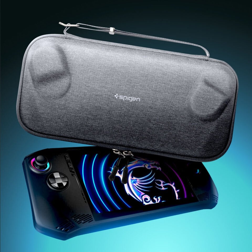 Spigen Gaming KlasdenPouch 7'' ile Uyumlu Universal (Tüm Cihazlarla Uyumlu) Vakumlu Kılıf
