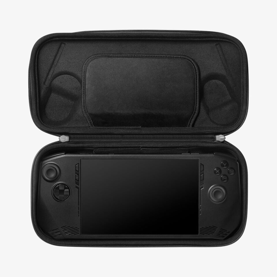 Spigen Gaming KlasdenPouch 7'' ile Uyumlu Universal (Tüm Cihazlarla Uyumlu) Vakumlu Kılıf Charcoal Gray